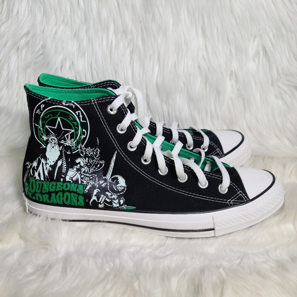 Converse Chuck Taylor All Star 70 Hi Dungeons & Dragons Black Green Men 11 - Picture 2 of 6